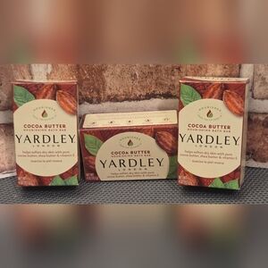 Yardley London Soap Bath Bar Cocoa Butter 4 Oz (Pack Of 3)